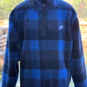 NIKE CLUB MENS WINTERIZED HALF ZIP JACKET FZ0896-475 (M)‎